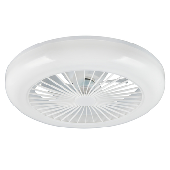 Stropní LED svítidlo s ventilátorem MORA bílá 2