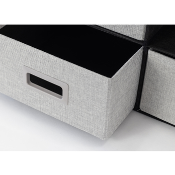Úložný box MOREEN šedá, šířka 60 cm 4