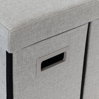 Úložný box MOREEN šedá, šířka 76 cm 5