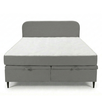 Postel s matrací MOREVIEW šedá, 140x200 cm 4