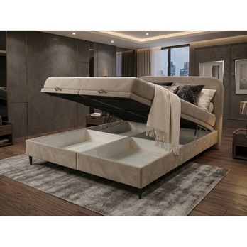 Postel s matrací MOREVIEW taupe, 180x200 cm 3