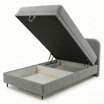 Postel s matrací MOREVIEW šedá, 120x200 cm 2