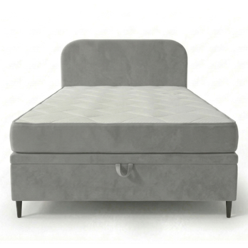 Postel s matrací MOREVIEW šedá, 120x200 cm 3