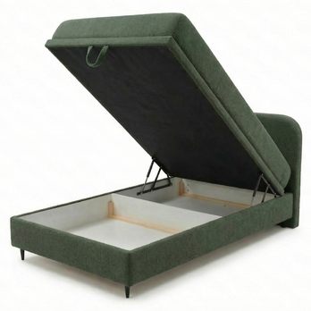 Postel s matrací MOREVIEW olivová, 120x200 cm 2
