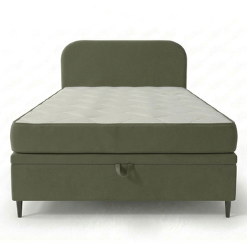 Postel s matrací MOREVIEW olivová, 120x200 cm 3
