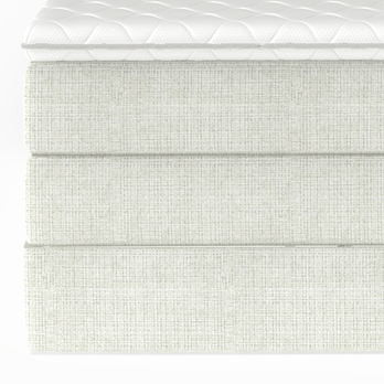 Postel boxspring MORYEN šedobéžová, 180x200 cm 5