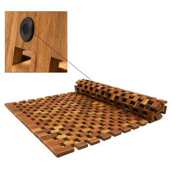 Koupelnová předložka  MOSAIC akácie 1