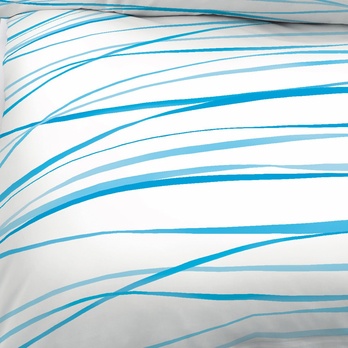 Povlečení MOTION WAVES tyrkysová, 70x90 a 140x200 cm 2