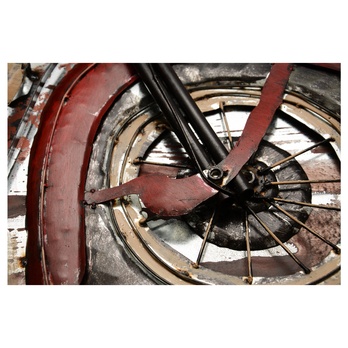 Kovový obraz MOTORCYCLE III 80x80 cm 2