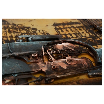 Kovový obraz MOTORCYCLE 40x60 cm 2