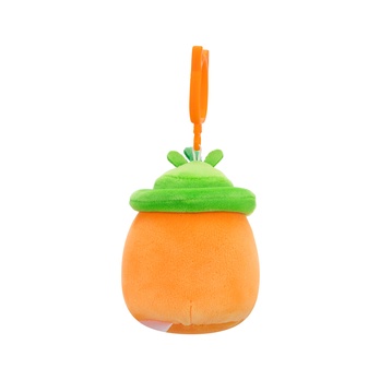 Klíčenka Squishmallows MRKEV CAROLEENA oranžová/zelená 4
