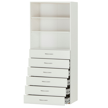 Víceúčelová komoda MULTIRAUMKONZEPT 644, bílá, 80 cm 1