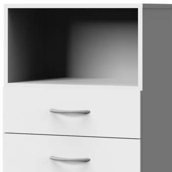 Regál MULTIRAUMKONZEPT 354, bílá, šířka 30 cm 1