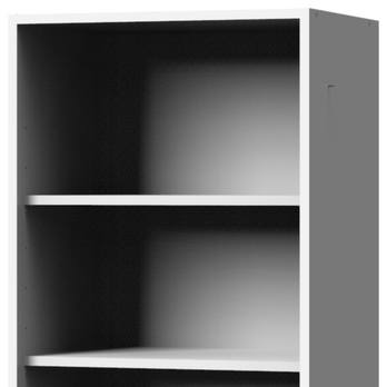 Regál MULTIRAUMKONZEPT 375, bílá, šířka 45 cm 2