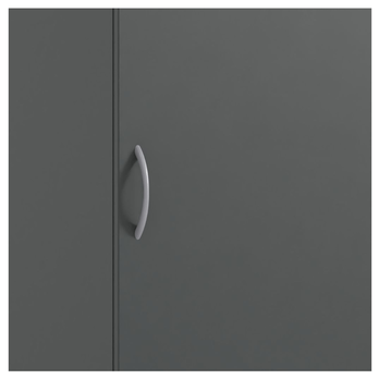 Víceúčelová skříň MULTIRAUMKONZEPT 640, grafitová, šířka 45 cm 3