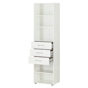Regál MULTIRAUMKONZEPT 466, bílá, šířka 50 cm 1