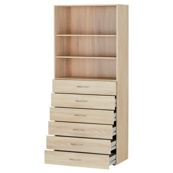 Víceúčelová komoda MULTIRAUMKONZEPT 644, dub sägerau, 80 cm 1