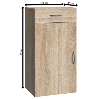 Komoda MULTIRAUMKONZEPT 302, dub sägerau, šířka 40 cm 8