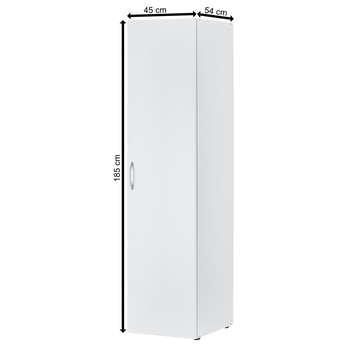 Víceúčelová skříň MULTIRAUMKONZEPT 647, bílá, šířka 45 cm 7
