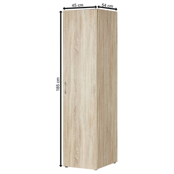 Víceúčelová skříň MULTIRAUMKONZEPT 647, dub sägerau, šířka 45 cm 8