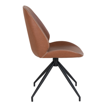 Jídelní židle MUNTI hnědá/černá 3