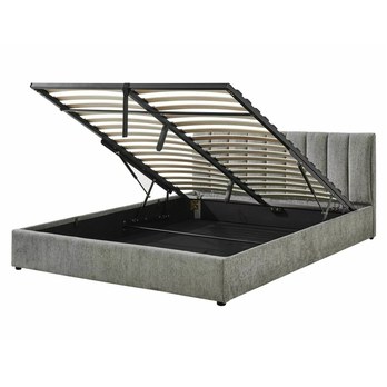 Postel s roštem MUNTRIOL 3 šedá, 160x200 cm 1