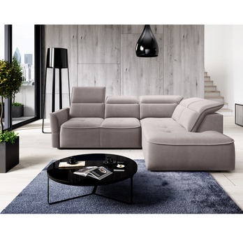 Sedací souprava MURILLO L pravá, světle hnědá 1