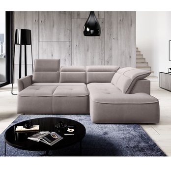 Sedací souprava MURILLO L pravá, světle hnědá 2