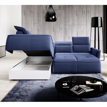 Sedací souprava MURILLO L levá, tmavě modrá 3