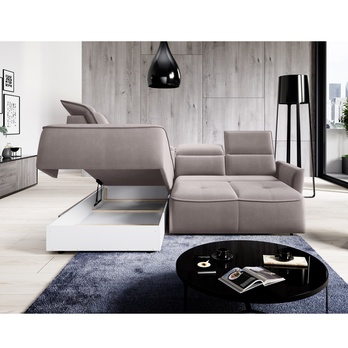 Sedací souprava MURILLO L levá, světle hnědá 3