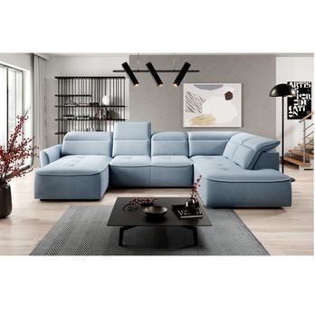 Sedací souprava MURILLO XL pravá, světle modrá 1