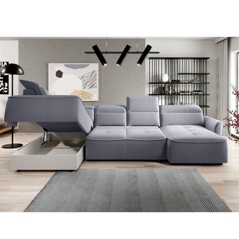 Sedací souprava MURILLO XL levá, šedá 3