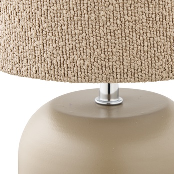 Stolní lampa MURILY béžovošedá 3