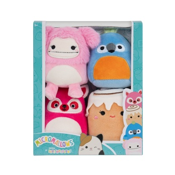 Hračka Micromallows MÝVAL, BIGFOOT, ARA, ROLKA 4 ks, 6 cm 5