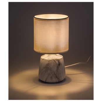 Stolní lampa NALISA 2 bílá/černobílá 1