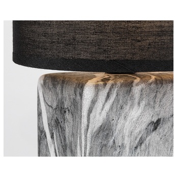 Stolní lampa NALISA černá/šedá 3