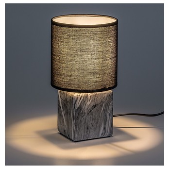 Stolní lampa NALISA černá/šedá 1