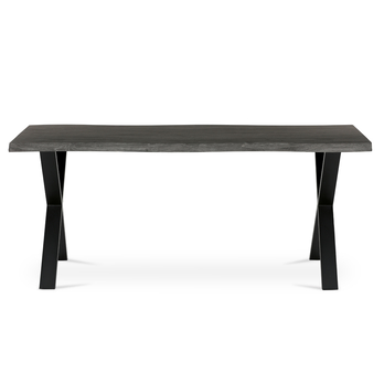 Jídelní stůl NARAGO šedý dub/černá, šířka 180 cm 2