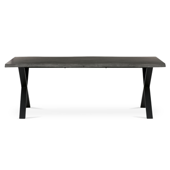 Jídelní stůl NARAGO šedý dub/černá, šířka 210 cm 2