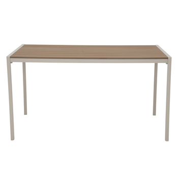 Zahradní stůl NARVIK béžová/teak 2