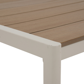 Zahradní stůl NARVIK béžová/teak 3