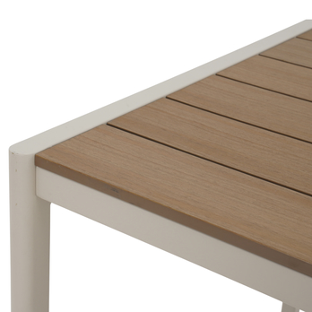 Zahradní stůl NARVIK béžová/teak 5