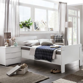 Postel NATHAN I bílá, 90x200 cm 1