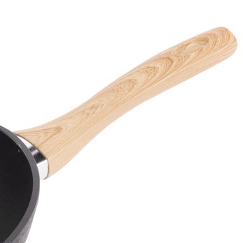 Pánev wok NATUR černá/přírodní, průměr 28 cm 1