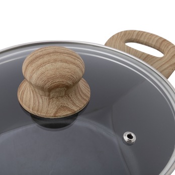 Hrnec NATUR černá/přírodní, objem 1,6 l 1