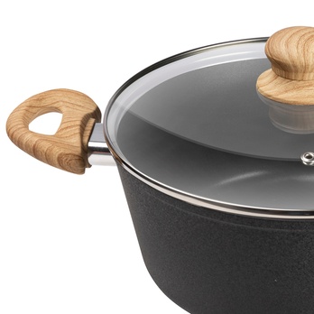 Hrnec NATUR černá/přírodní, objem 3,9 l 1