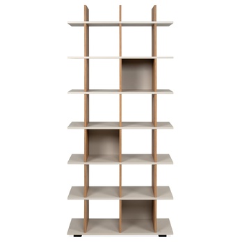 Regál NAVAS dub artisan/béžová 2