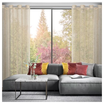 Záclona NELA krémová, 140x250 cm 1