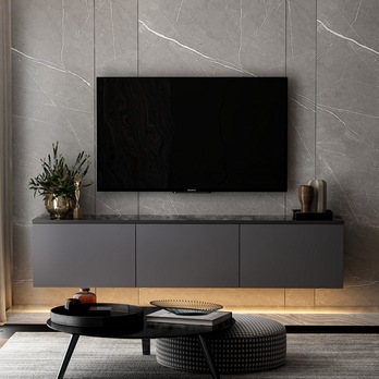 TV komoda NEON antracitová 6