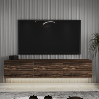 TV komoda NEON kaštan 2